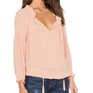 Greylin Anthropology Peach Blouse